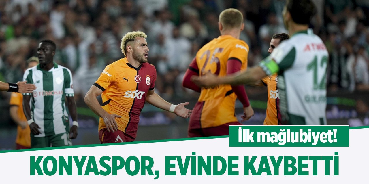 Konyaspor, Galatasaray'a kaybetti