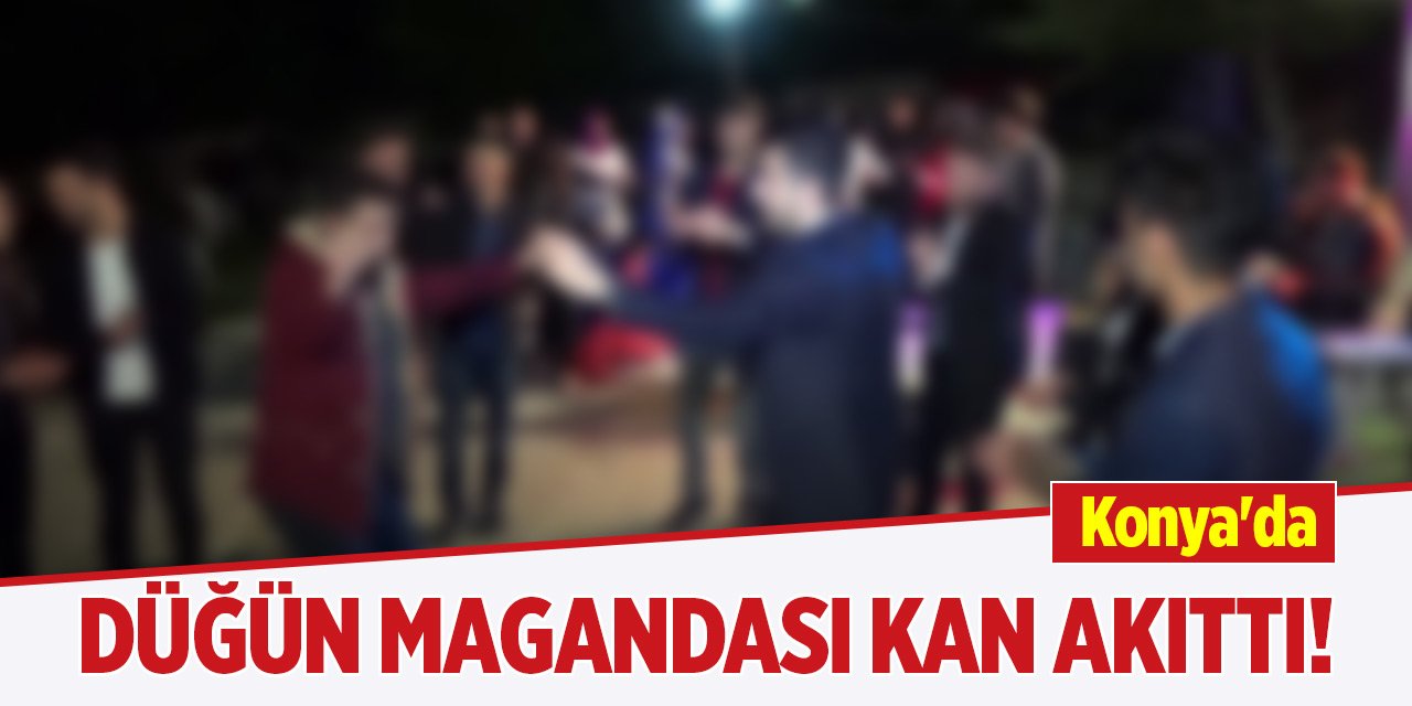 Konya'da düğün magandası kan akıttı!