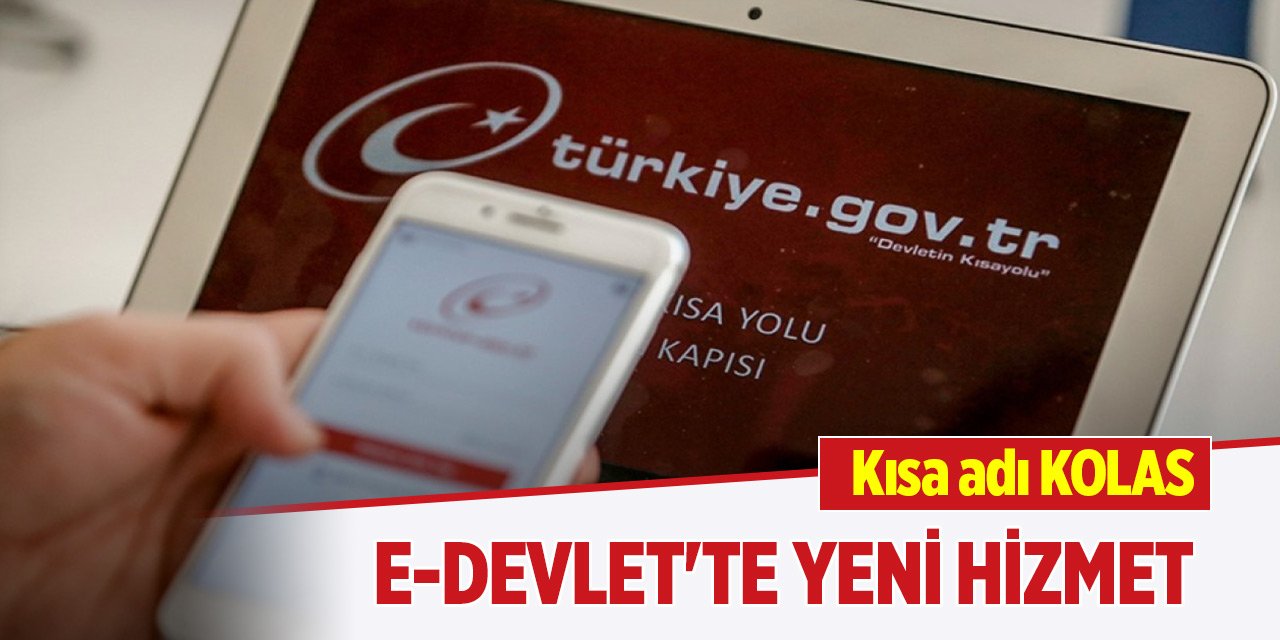 e-Devlet'te yeni hizmet