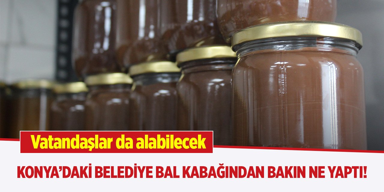 Konya’daki belediye bal kabağından bakın ne yaptı! Vatandaşlar da alabilecek