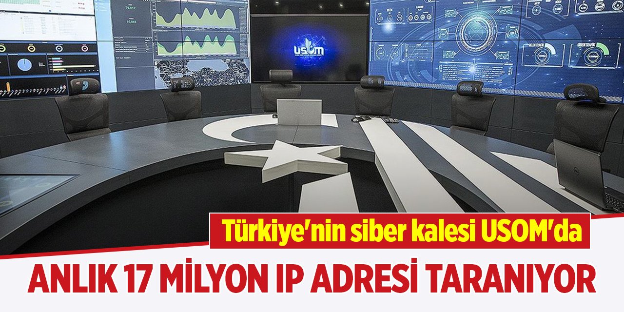 Türkiye'nin siber kalesi USOM'da anlık 17 milyon IP adresi taranıyor