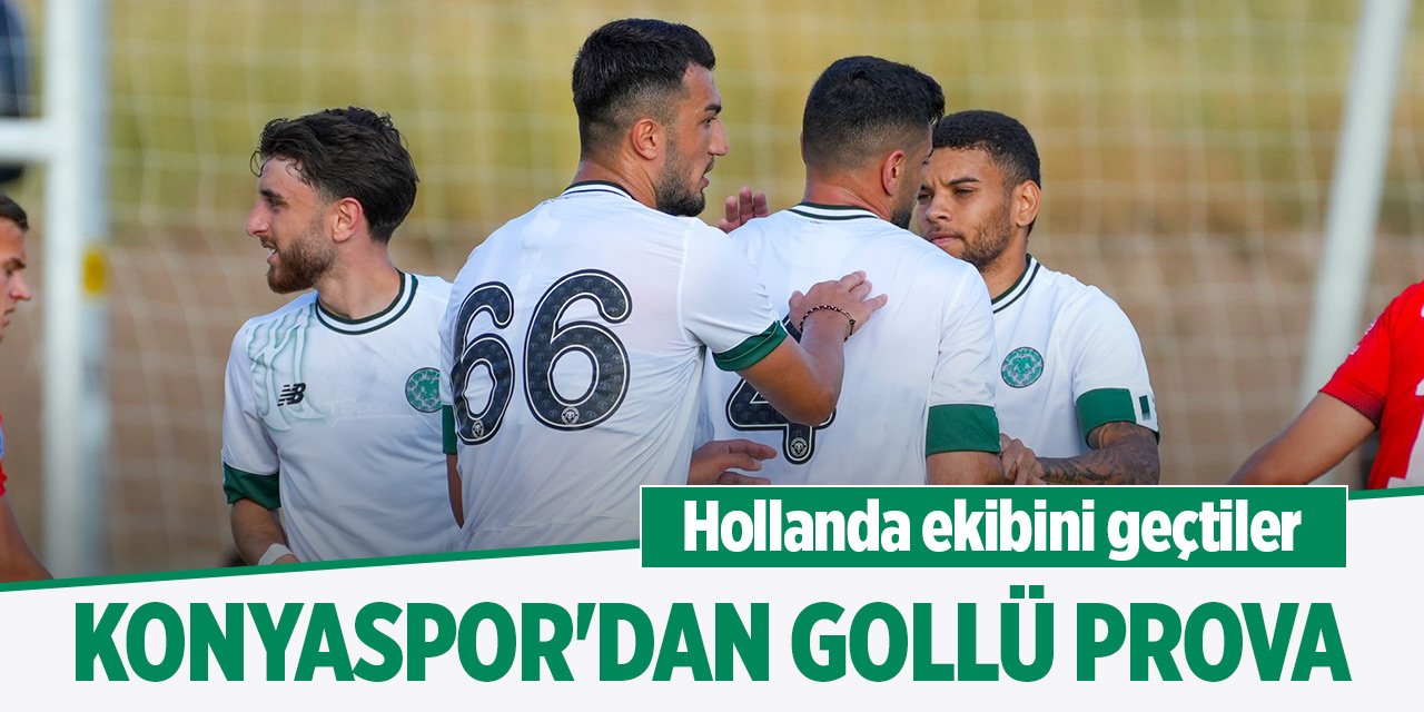 Konyaspor'dan gollü prova