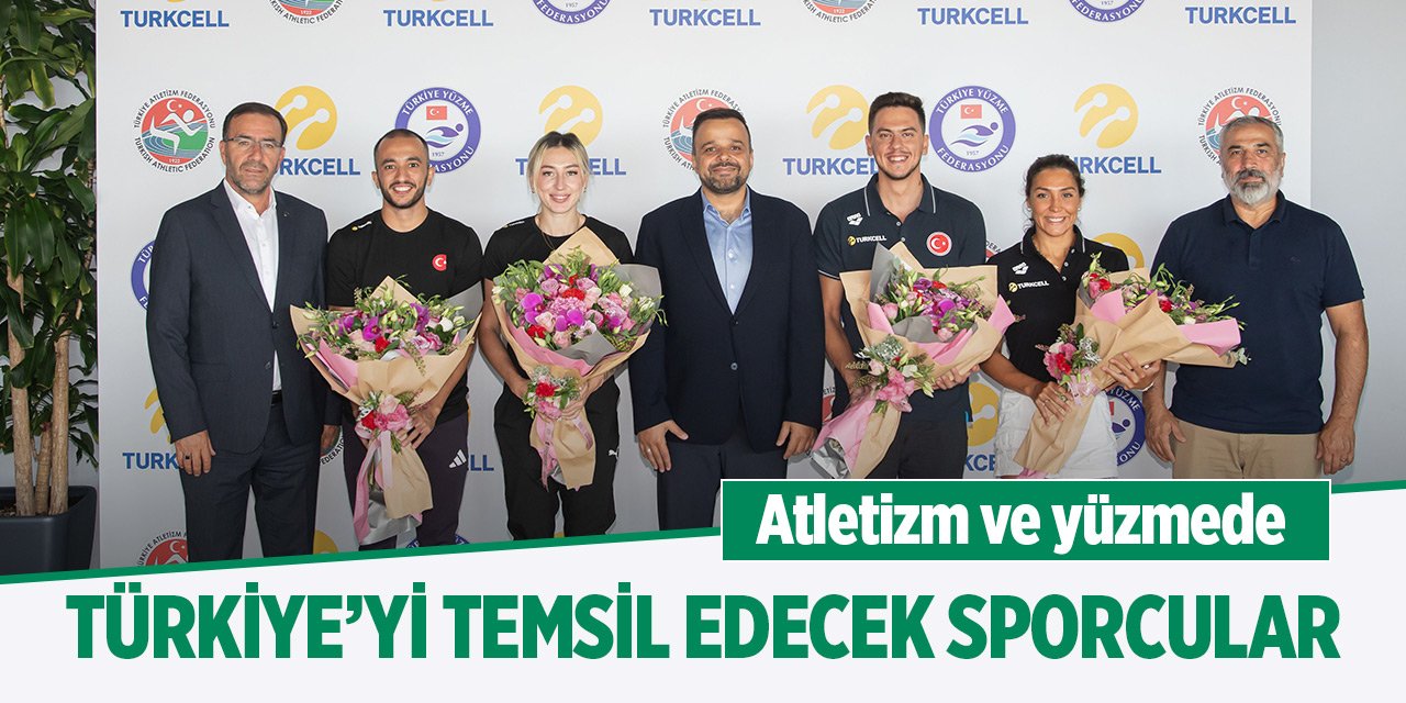 Atletizm ve yüzmede Türkiye’yi temsil edecek sporculara moral