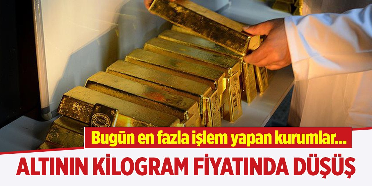 Altının kilogram fiyatında düşüş