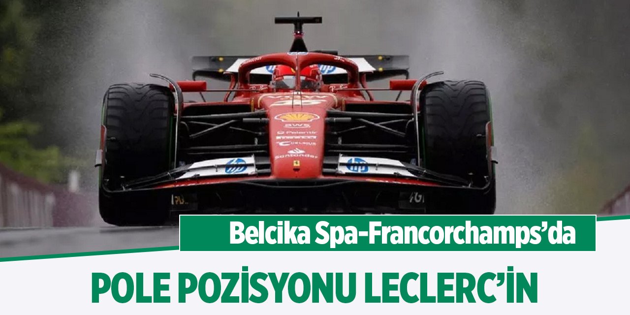 Spa-Francorchamps'da pole Lecler'in