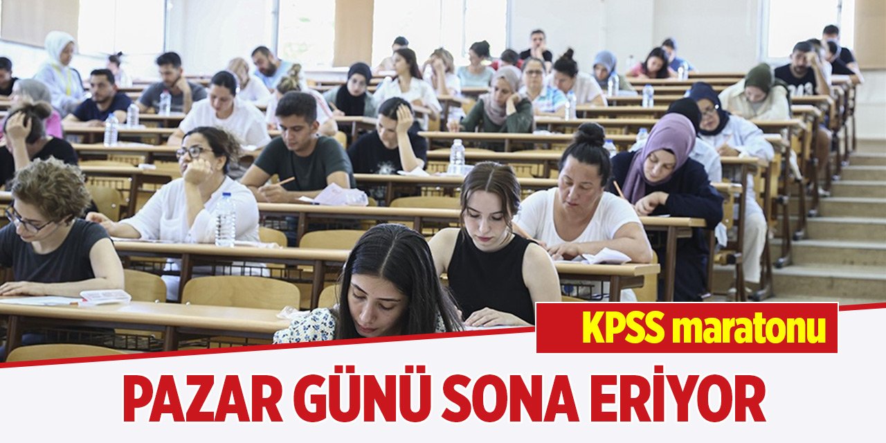 KPSS maratonu pazar günü yapılacak sınavlarla tamamlanacak